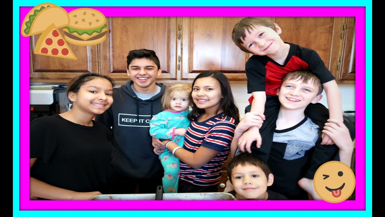 LARGE FAMILY DINNER | DINNER ROUTINE