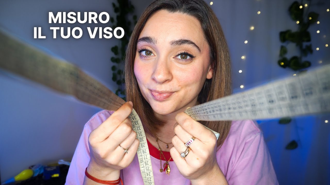 TI MISURO DOLCEMENTE IL VISO 🤍 ASMR