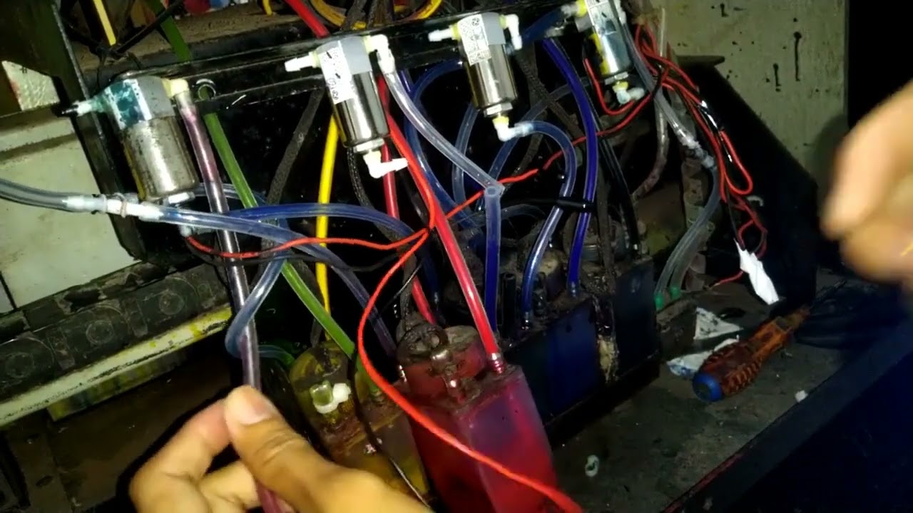 cara pasang selenoid mesin digital printing  dan cara kerjanya ....