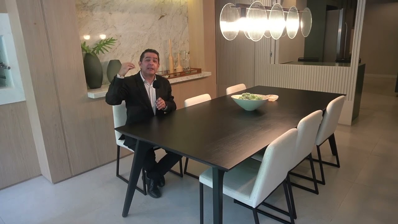 🍷🍽️ Sala de jantar do modelo decorado 4DMs— momentos para celebrar - Monumento SP