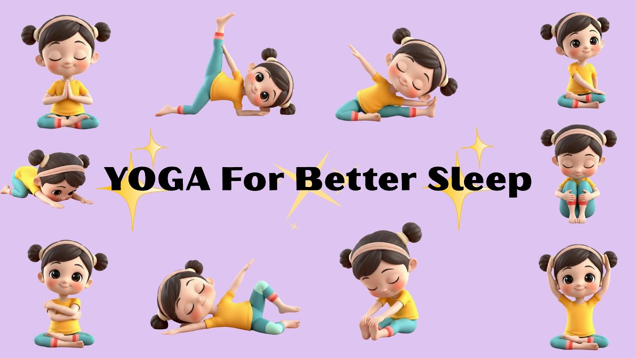 Yoga for Better Sleep | Calm Bedtime Flow for Kids & Beginners | Yoga For Children
