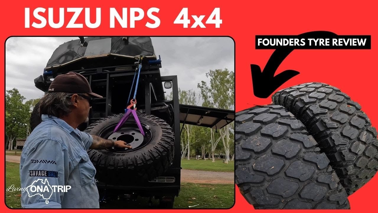 Isuzu NPS 4x4 ... Перестановка шин и как мы это делаем..