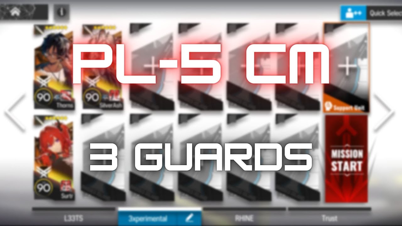 [Arknights] PL-5 CM | 3 Op Clear