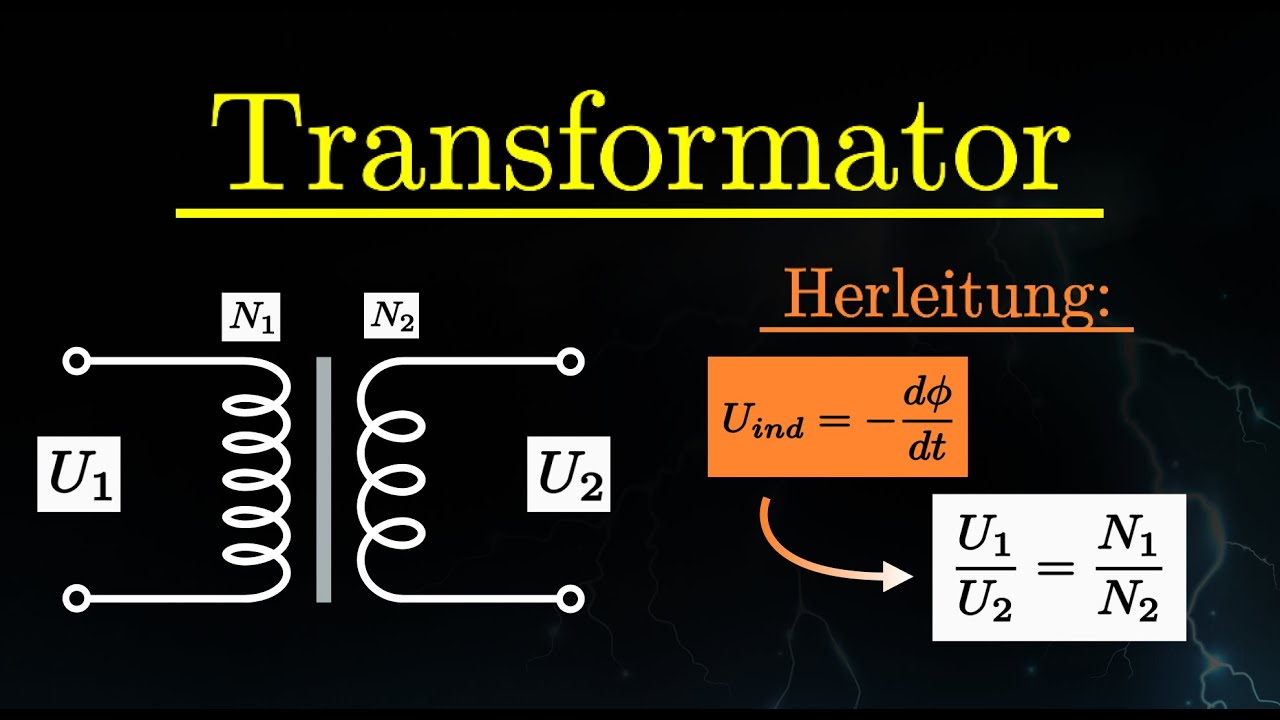 Transformator - Herleitung der Formel (Physik)