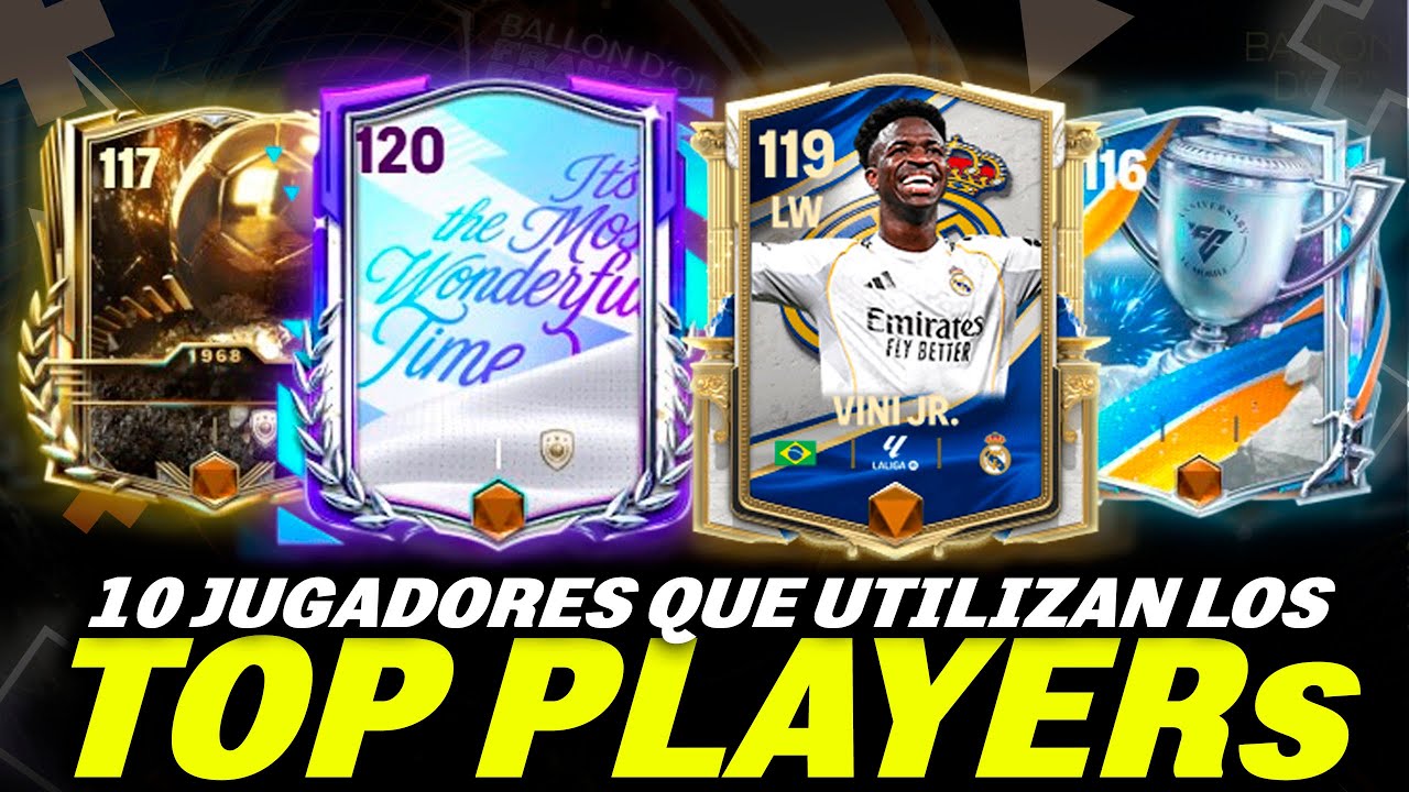 10 JUGADORES QUE UTILIZAN LOS TOP PLAYERs DEL CARA vs CARA | FC 26 MOBILE