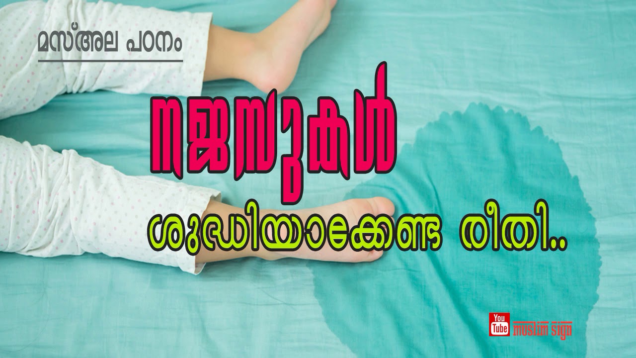 നജസുകൾ ശുദ്ധിയാക്കേണ്ട രീതി🗑