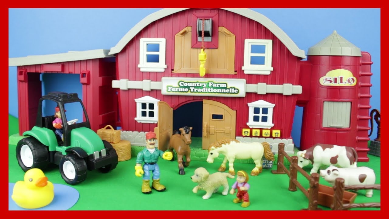 Old MacDonald Had A Farm Song  - Toy Video Nursery Rhyme Sing Along