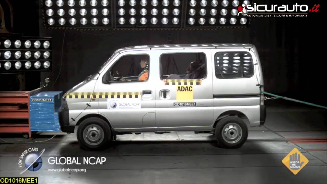 Suzuki Maruti Eeco - Crash test Global NCAP #SaferCarsForIndia