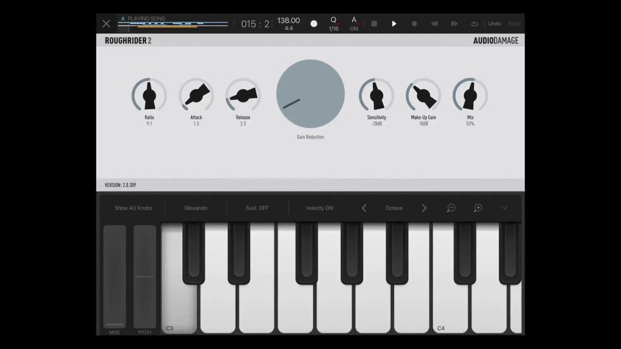 Audio Damage AUv3 Plugins In Beatmaker 3