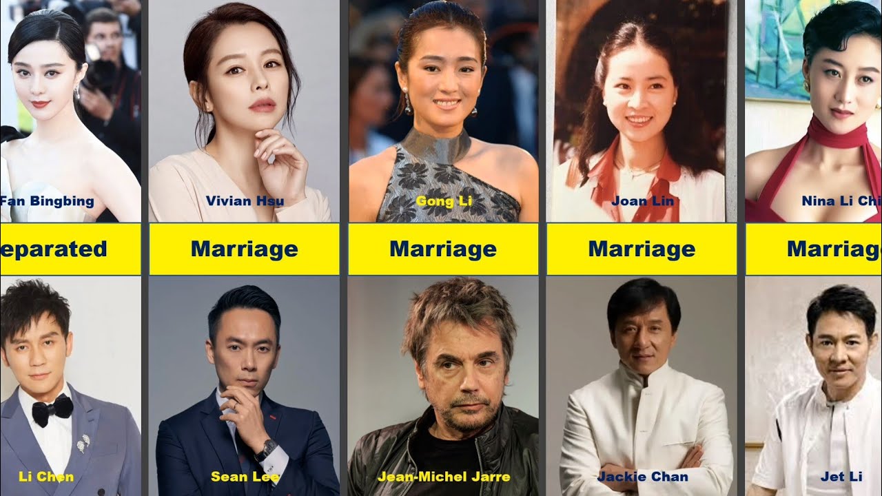 Famous Married Actor And Actress Couples From Chinese