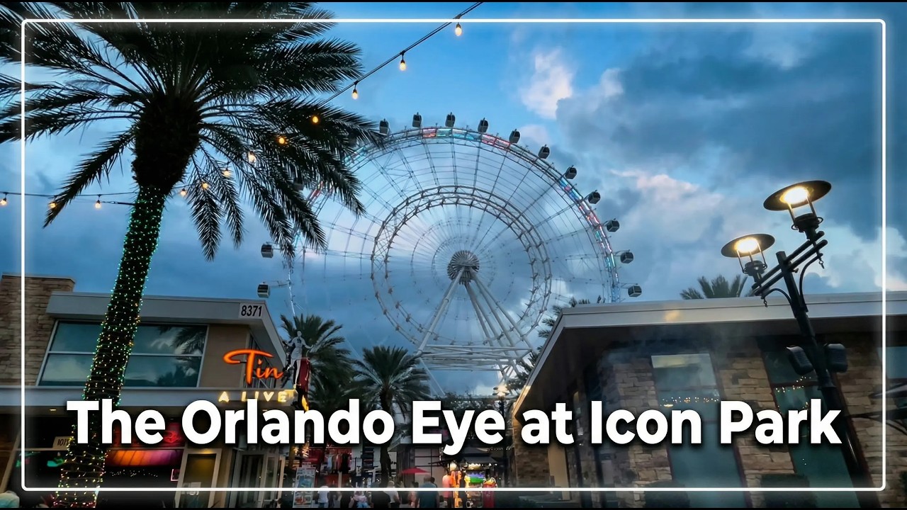 Riding the Orlando Eye 400 Feet Above Orlando! You Won’t Believe These Views! 