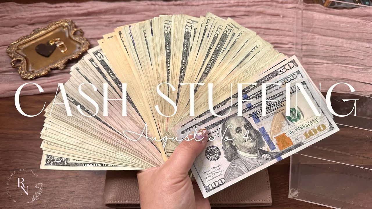 CASH STUFFING | $2068 | August No. 4 | Expenses, HiPri, Savings Challenges