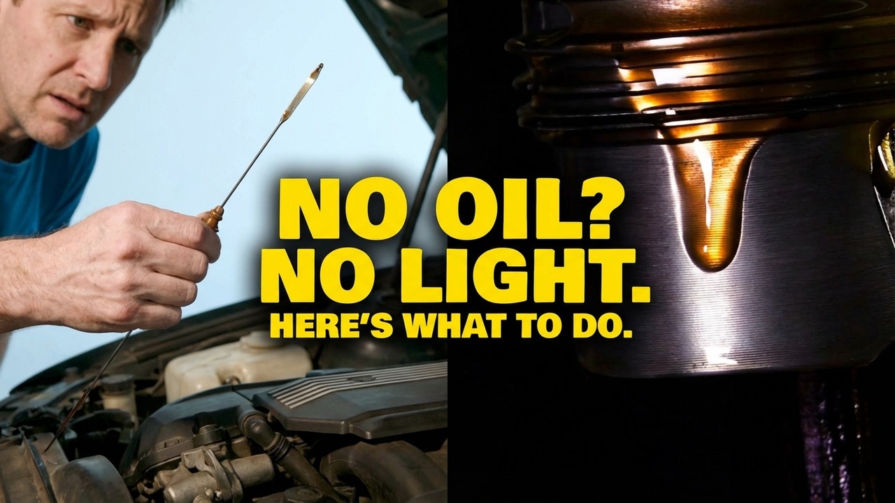 No Oil in Car But No Warning Light