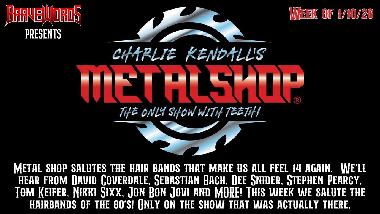 LISTEN: Charlie Kendall&rsquo;s METALSHOP Salutes the Hair Bands that Make Us All Feel 14 Again