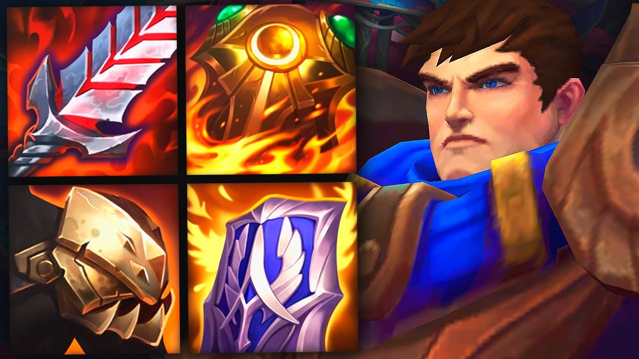 Garen pero sobreviviendo con una build RPG por el mapa