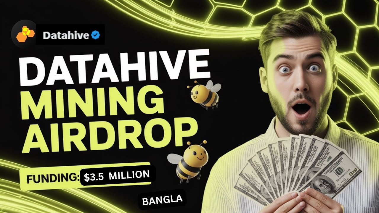 DataHive Mining Airdrop - Join Early Phase Now . $3.5 MILL