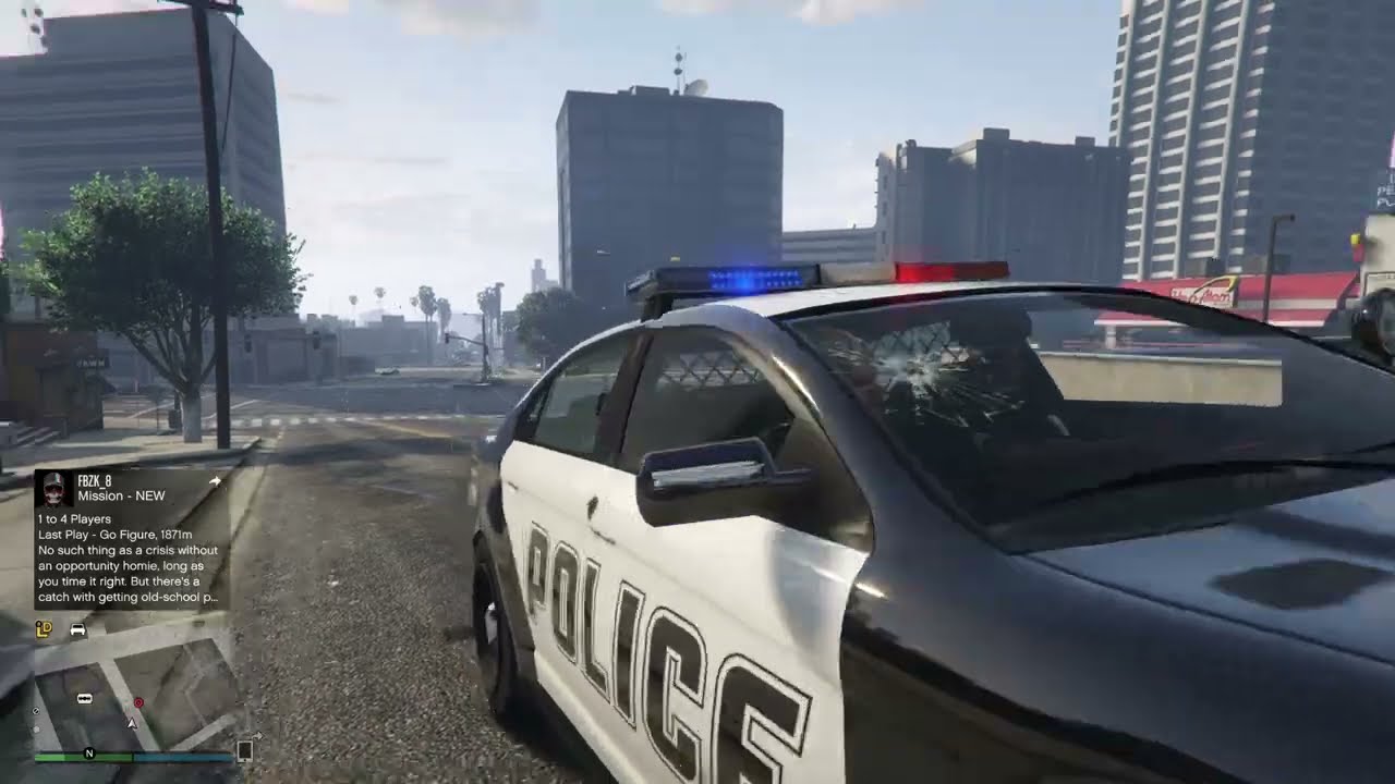 Cops like Good Guy with Gun | GTA V Online