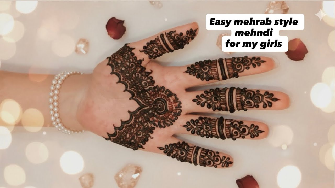 Mehrab style mehndi tutorial for Eid   #hennamagic #lovesongs #henna #musiclove #eidhennadesign