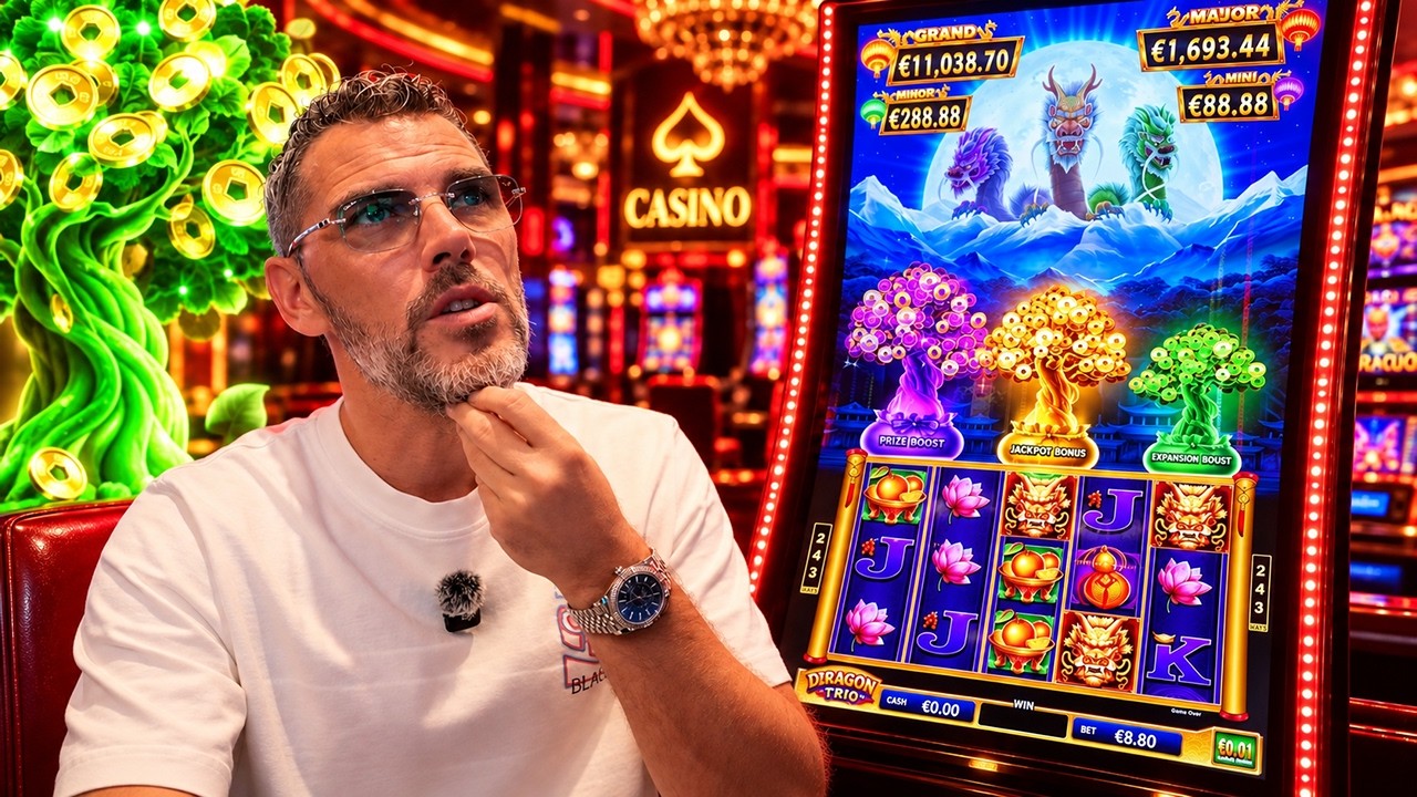 PREMI&Egrave;RE FOIS QUE JE JOUE SUR DRAGON TRIO AU CASINO IRL !