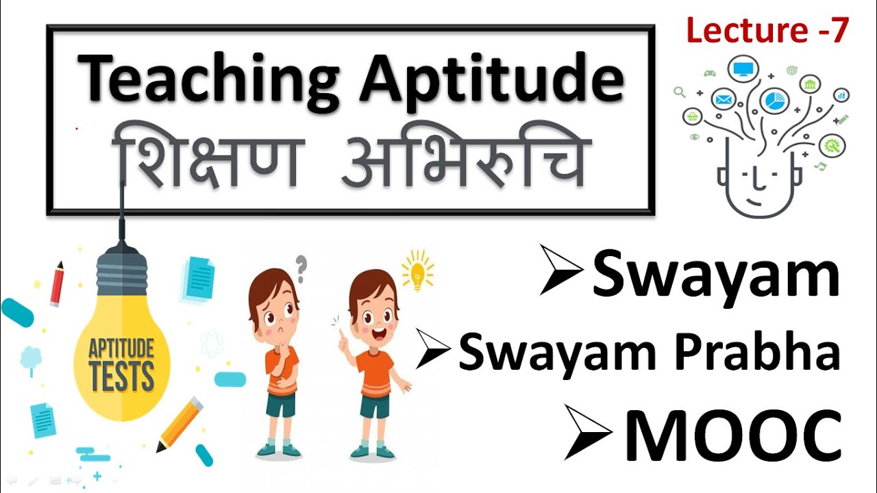 Teaching Aptitude  शिक्षण अभिरुचि ll SWAYAM ll SWAYAM PRABHA ll MOOC ll UGC NET JRF ll B.Ed.