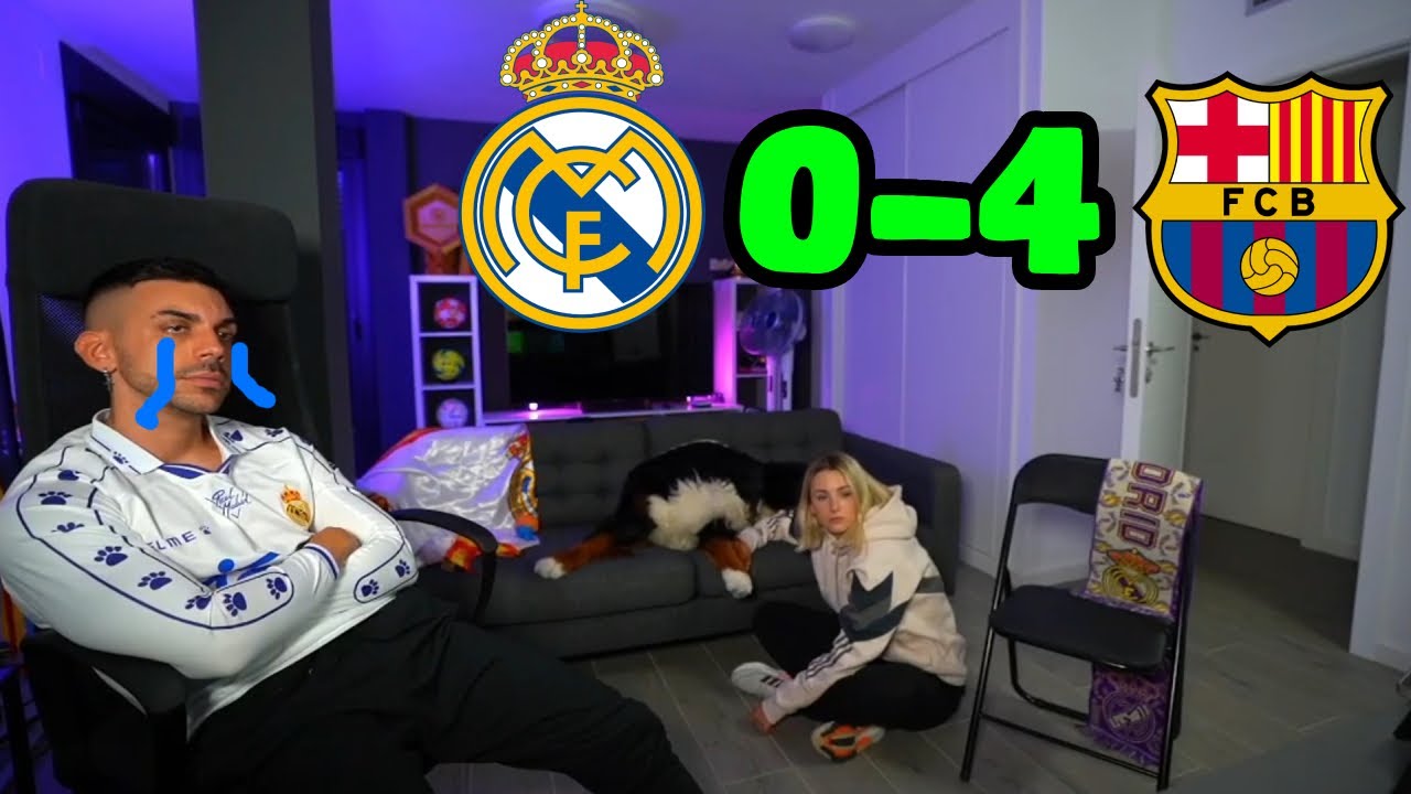 DjMaRiiO REACCIONA A REAL MADRID 0-4 BARCELONA | EL CLÁSICO