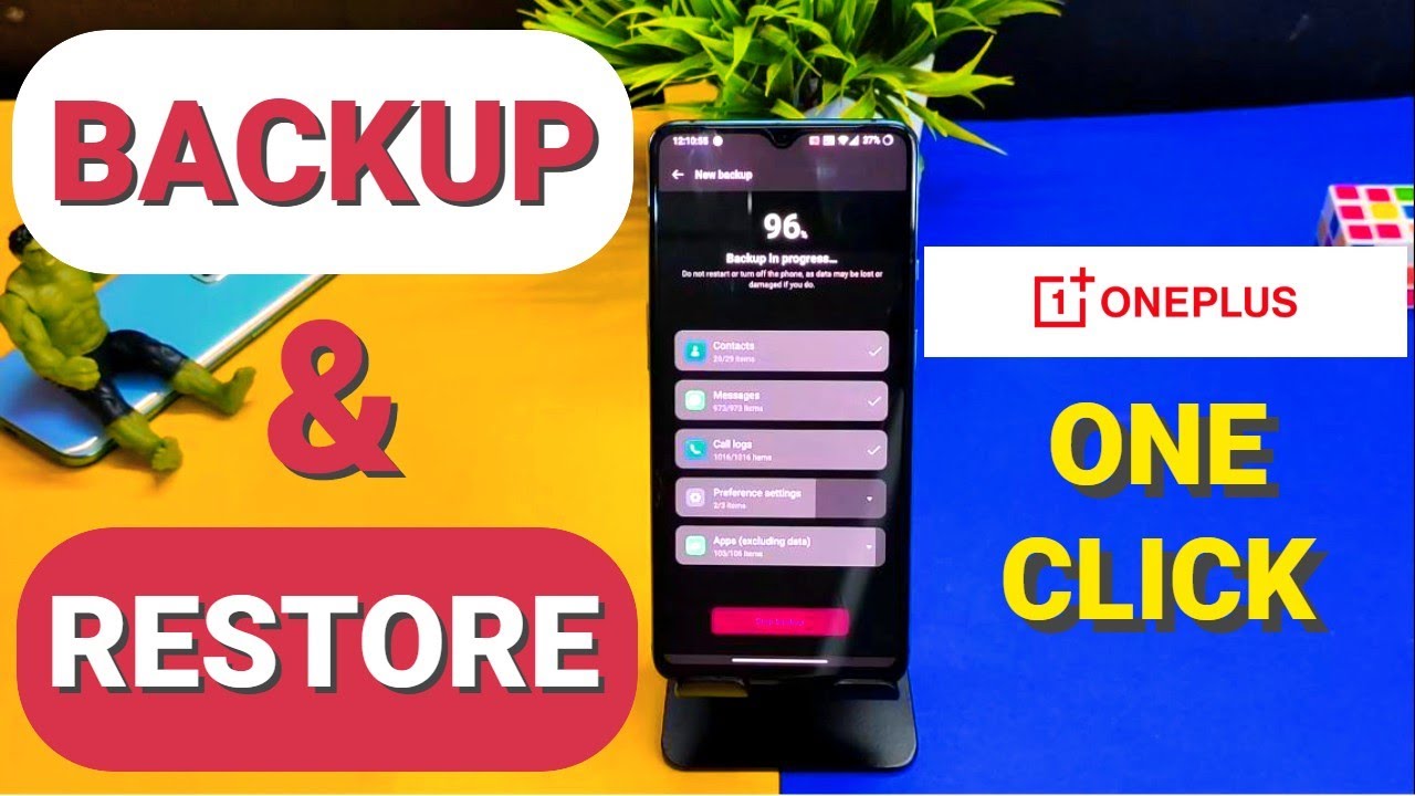 Backup and Restore Data on Any One Plus Device (Including Wallpapers, Apps, Contacts, Messages)