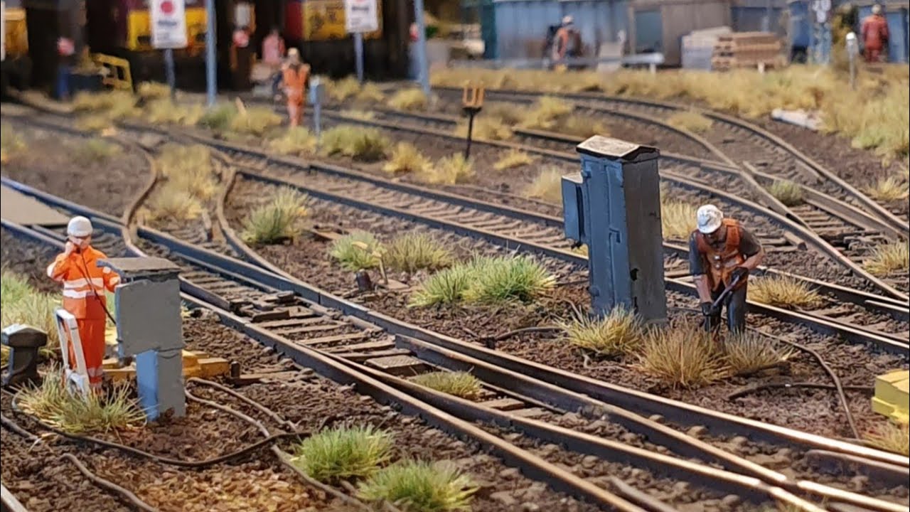 Junction Road TMD modern image model railway depot 00 Gauge revamp April 2020.
