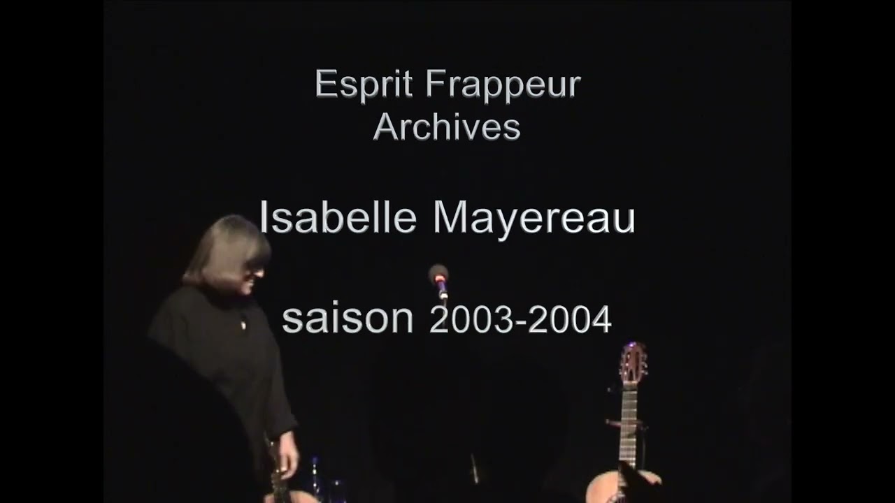 archives esprit 2003 Jehan - Isabelle Mayereau 2003  extraits
