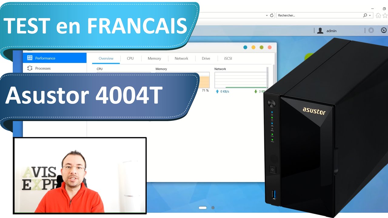 Asustor AS4004T - Asus fait des NAS et je les teste