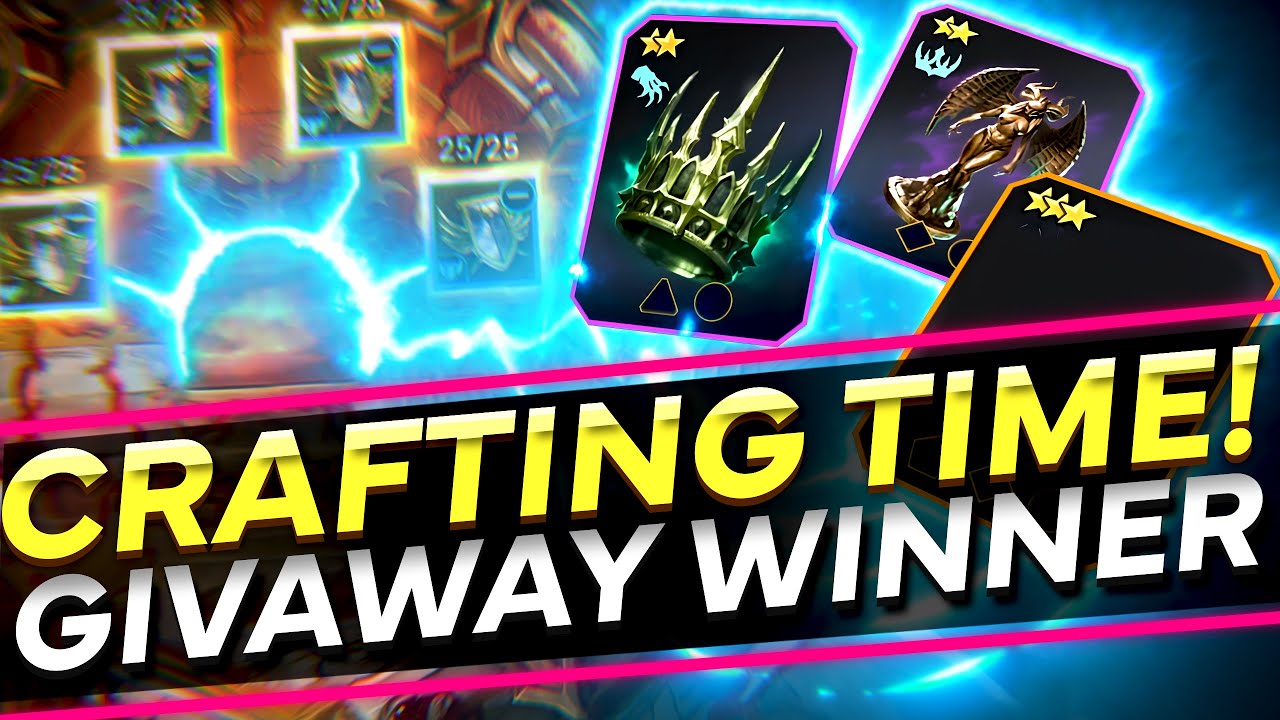 PERMANENT BOOST! Relic Crafting Goes Well, Giveaway Winner Announced | Raid Shadow Legends
