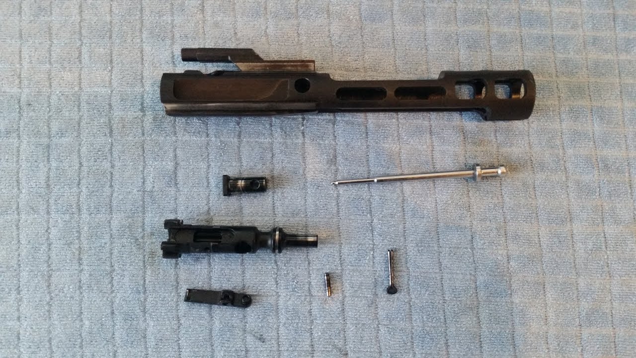AR15 (M16, M4) Verschluss zerlegen