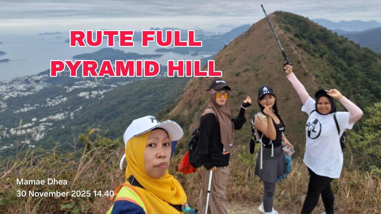 RUTE FULL PYRAMID  HILL TRAIL MAN ON SHAN ‼️