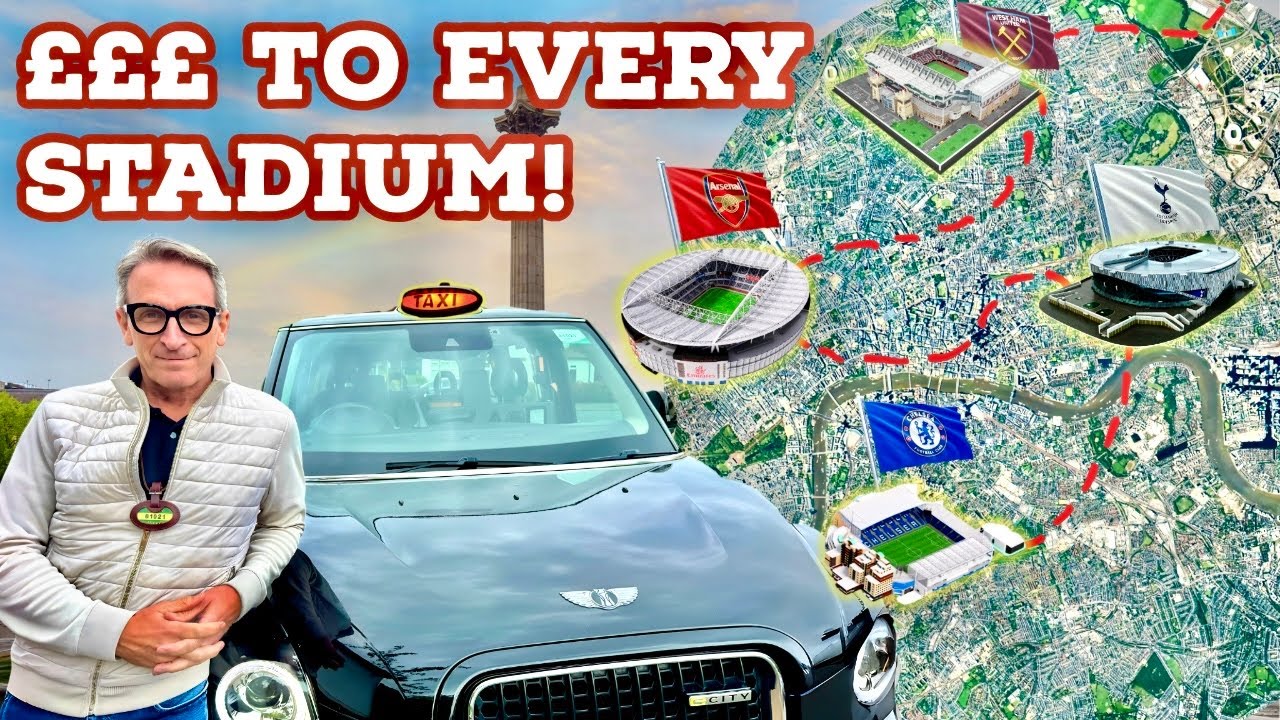 Meter Costs to All London Stadiums – Starting at Trafalgar Square!