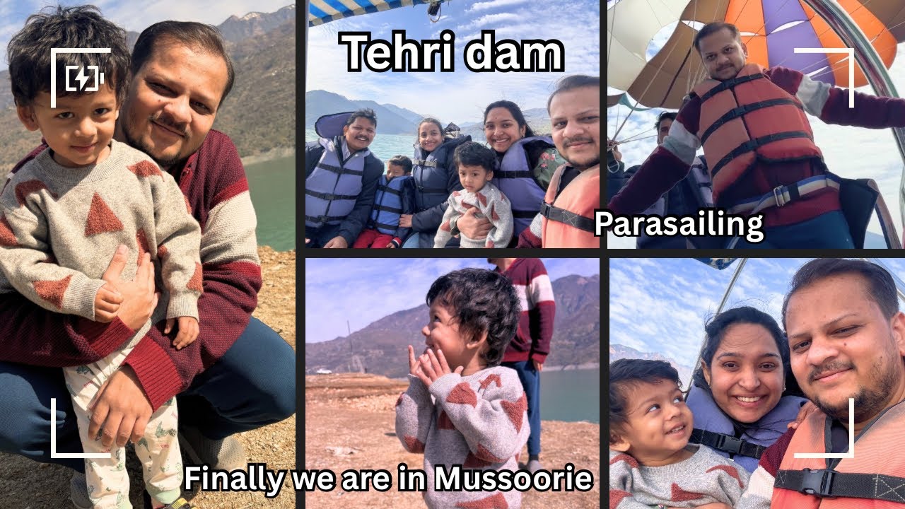 Tehri dam | parasailing 🥰☺️😍 ani itka traffic 😔 @Deepikapunekar 