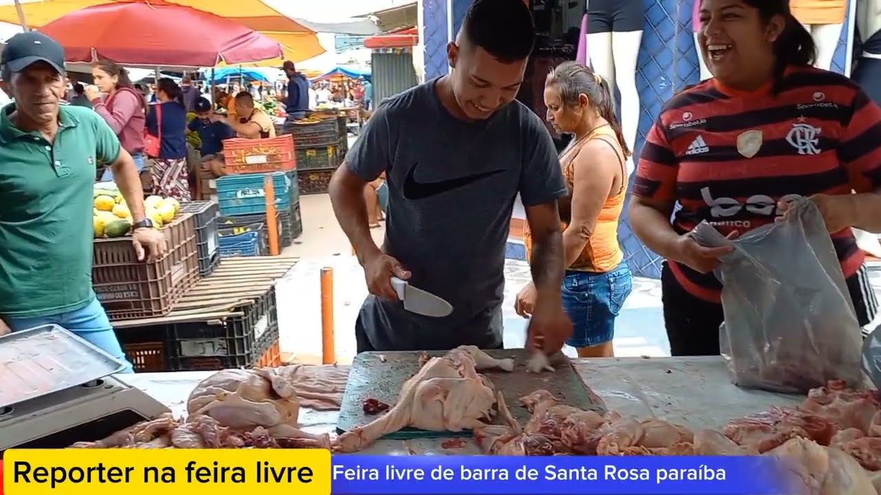 Feira livre em barra de Santa Rosa paraíba Brasil 2023