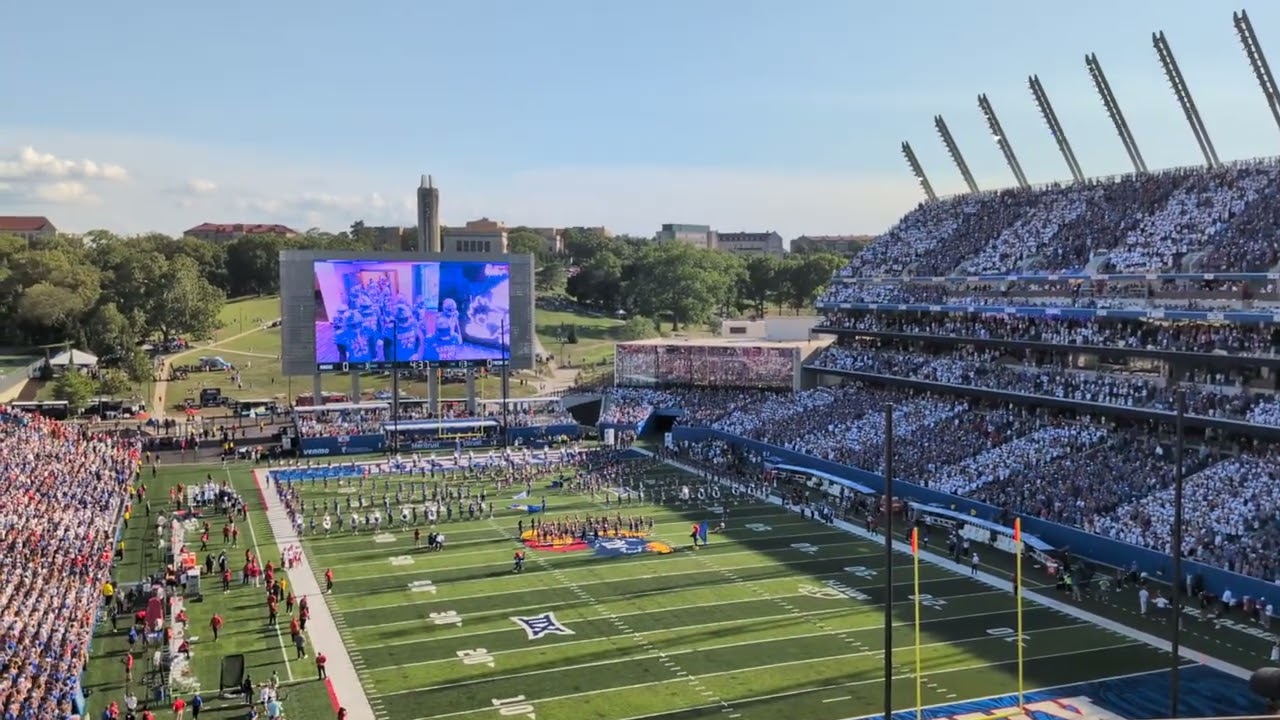 Kansas Jayhawks football entrance 2025
