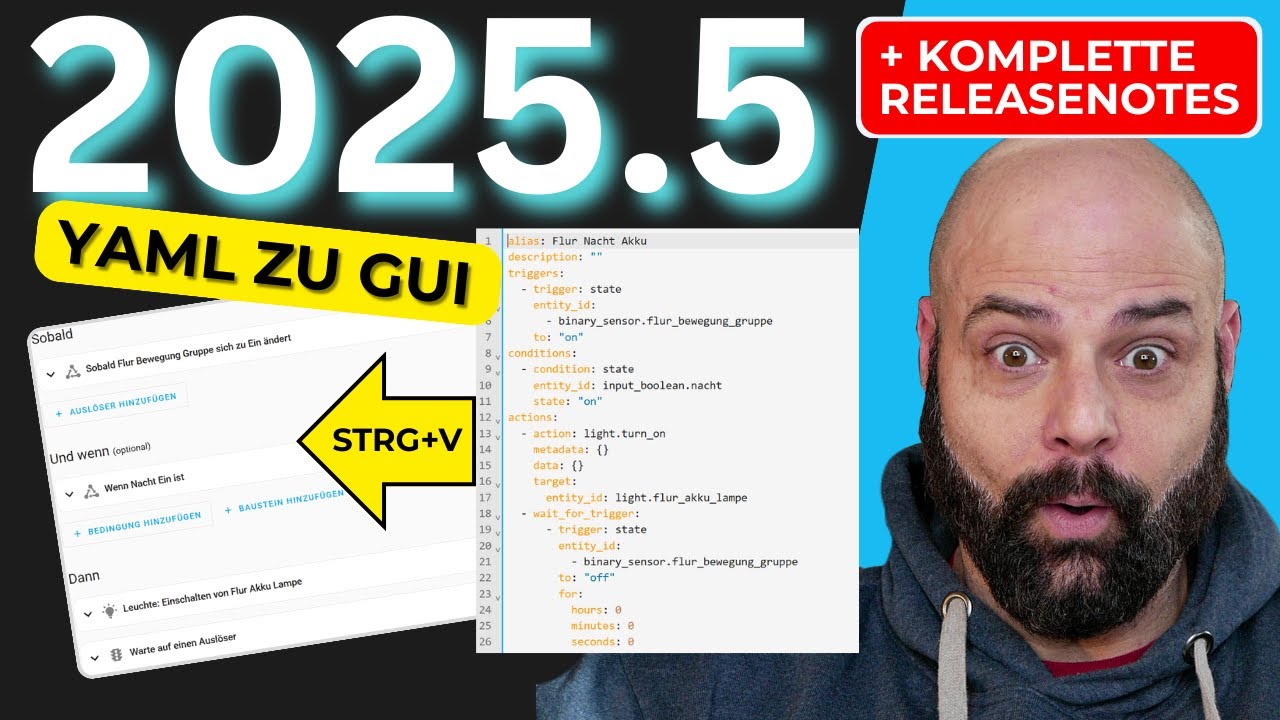 🔔 Home Assistant 2025.5 ist da – mit spannenden Neuerungen!