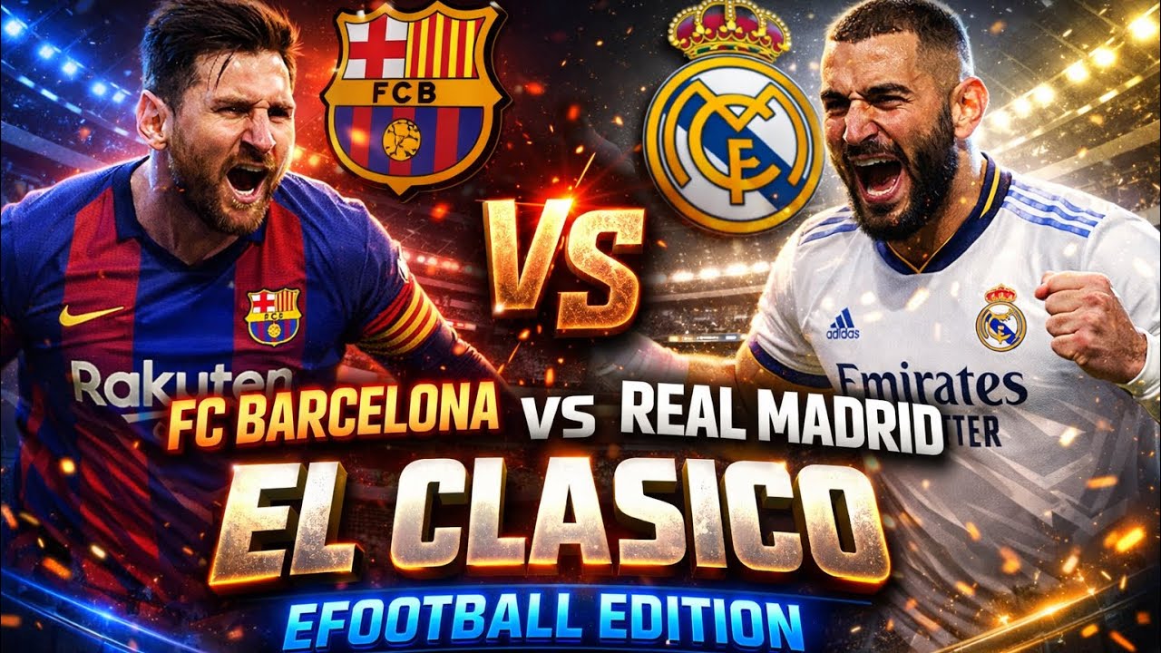 EL’CLASSICO BAR VS RMA E FOOTBALL EDITION. 