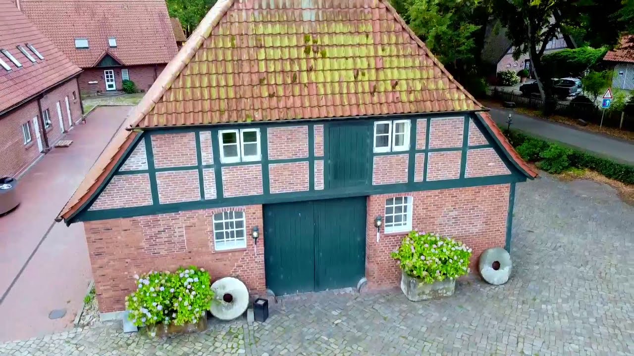 Die Golfanlage Gut Wulfsmühle von oben