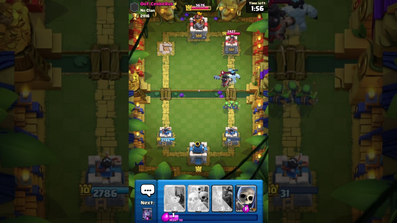 Clash royal | Jungle Arena | Battle 19 #clashroyale #games #mobilegame  #supercell