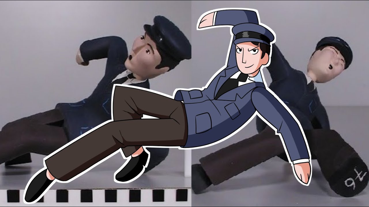 I animated the breakdancing railway worker