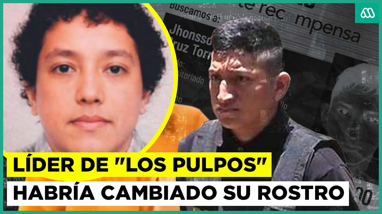 Habría cambiado su rostro: Líder de “Los Pulpos” estaría en Chile