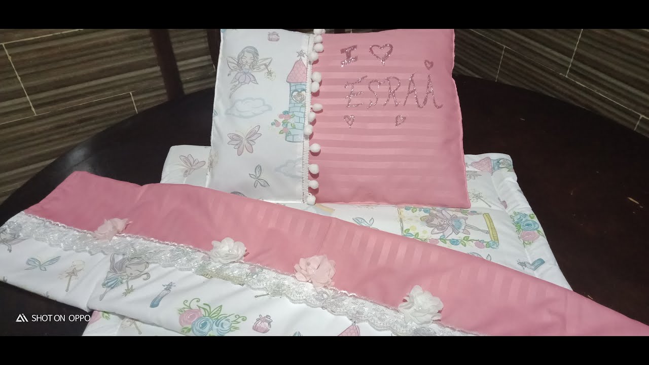 طقم الرضيع👼 طريقة خياطة بساط و درا مع وسادة بطريقة بسيطة واحترتفية😍😍