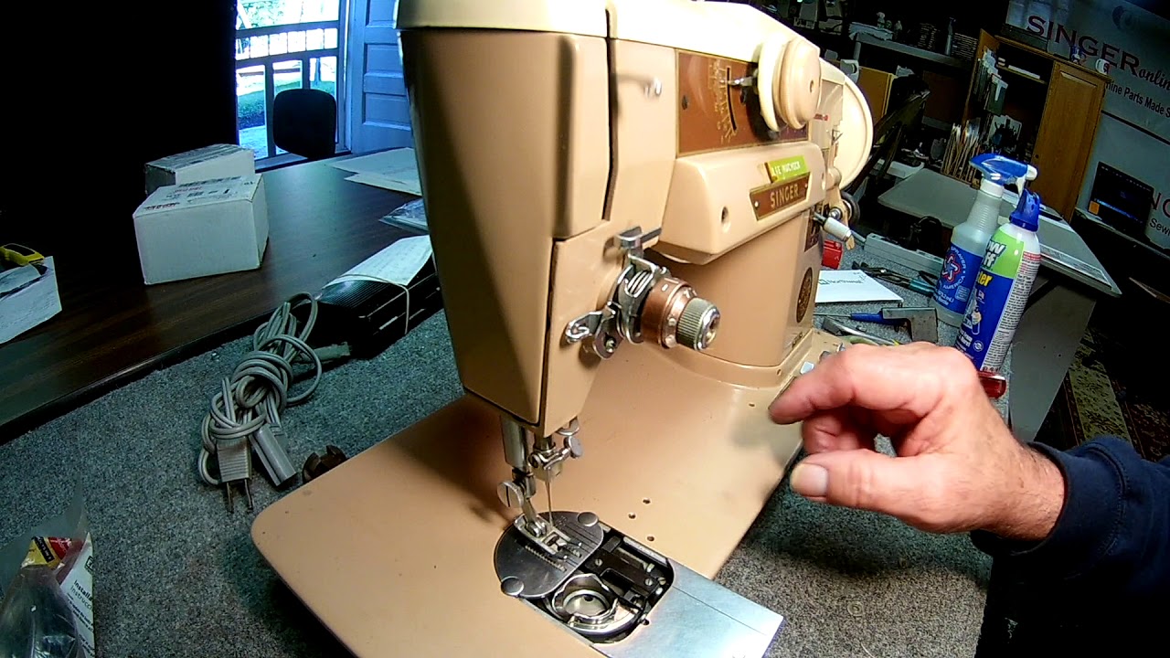 SINGER Model 401 Bobbin Case Adjustment