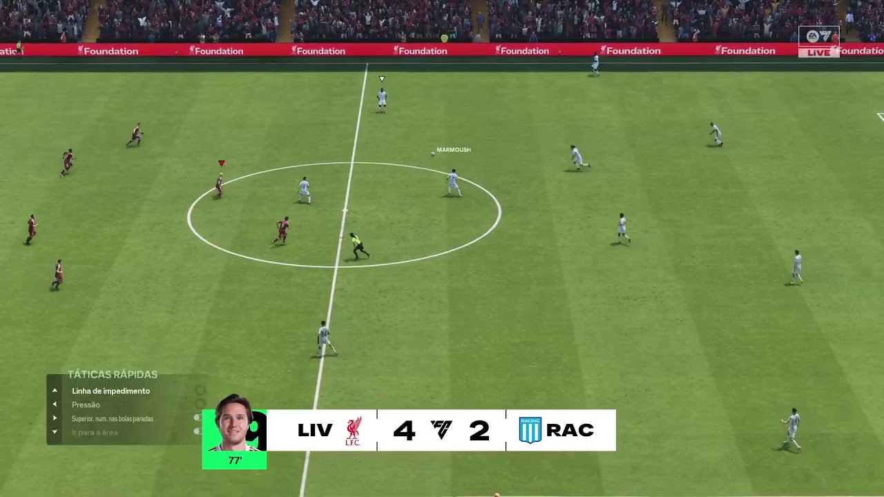 Liverpool x Racing - Série A