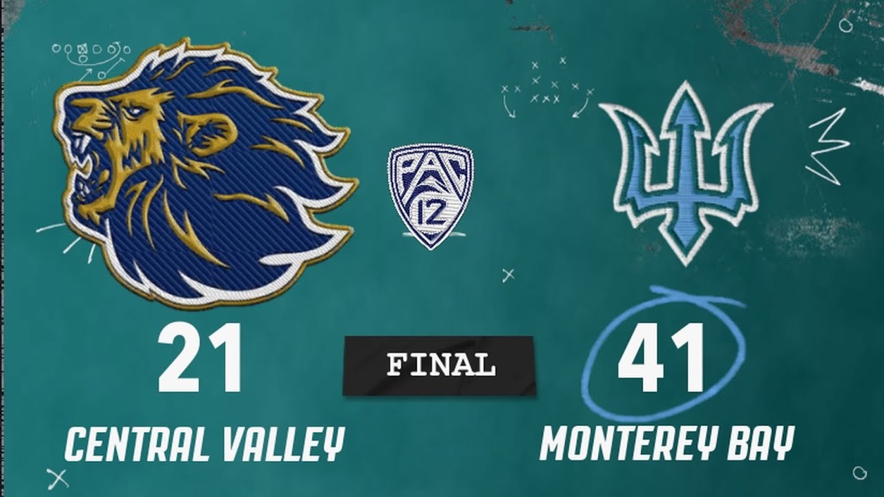 Week 5 of Pac-12 Revival Monterey Bay vs Central Valley 