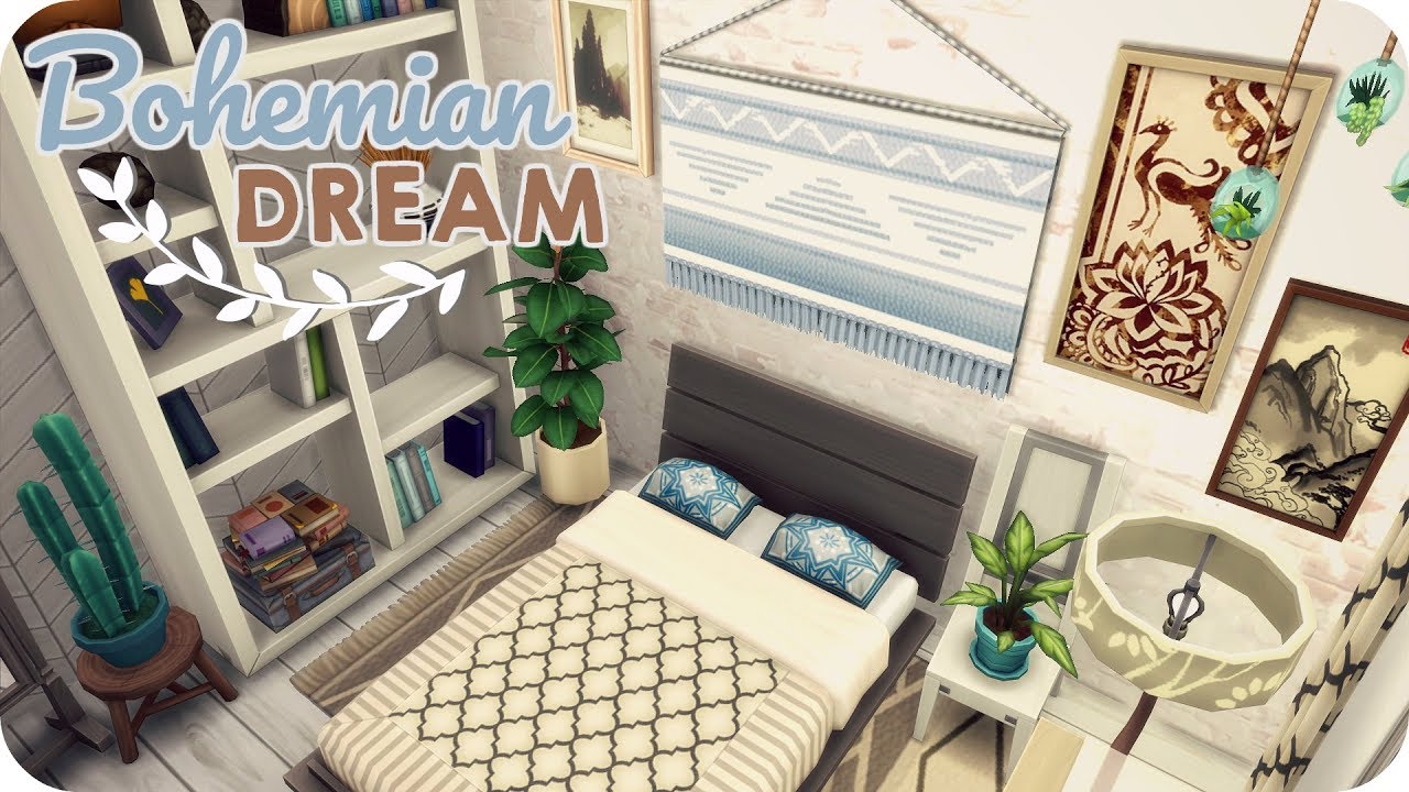 BOHEMIAN DREAM APARTMENT | Sims 4 Speed Build