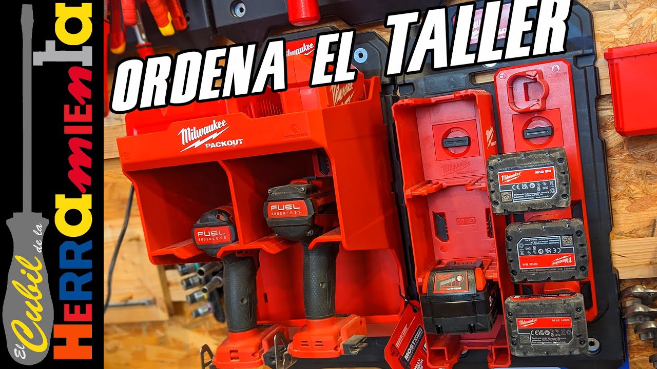MILWAUKEE PACKOUT TALLER SOPORTES DE HERRAMIENTAS
