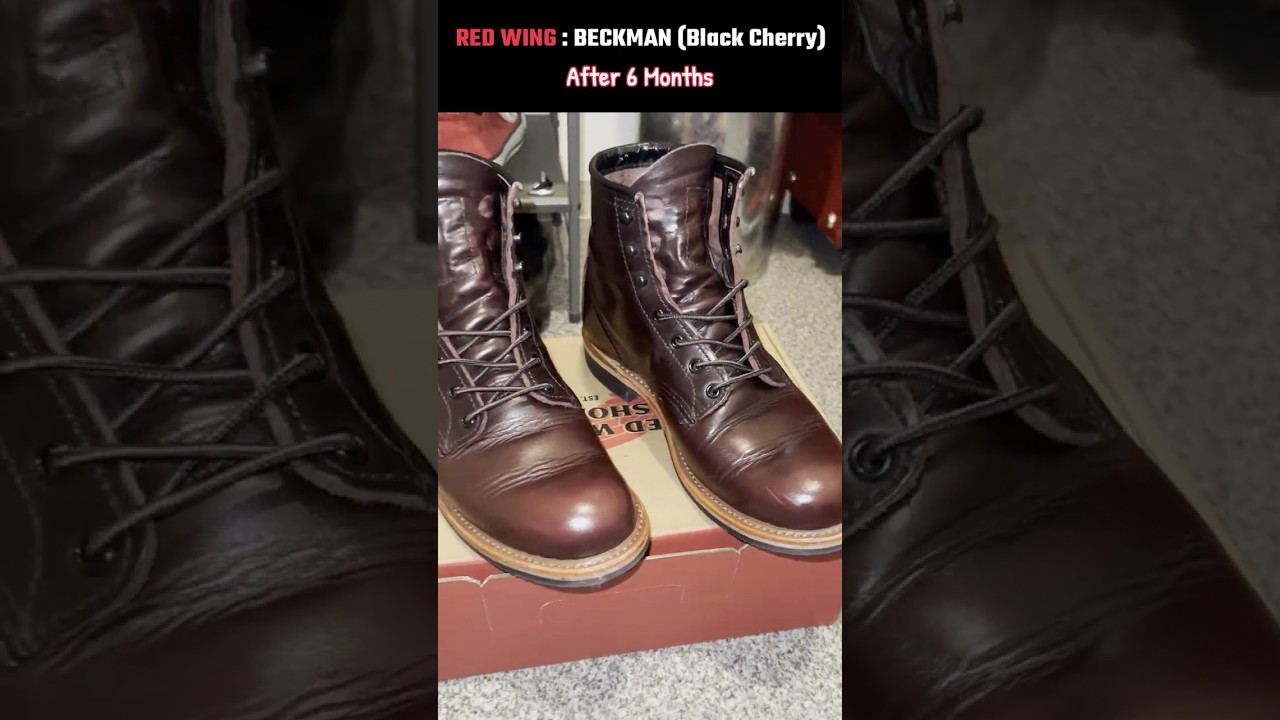 Red Wing: Beckman 9419 (Black Cherry): 6 Months Aging #redwing #beckman