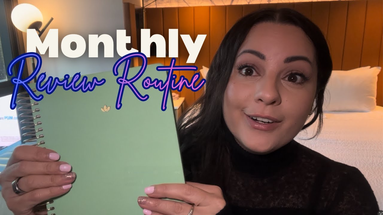 End of Month Reflection | Did I Hit My Goals and How I use my Monthly Spread